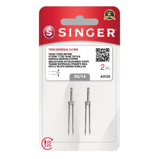 Çift İğne 2Mm. (2'Li Blister/14 No.)