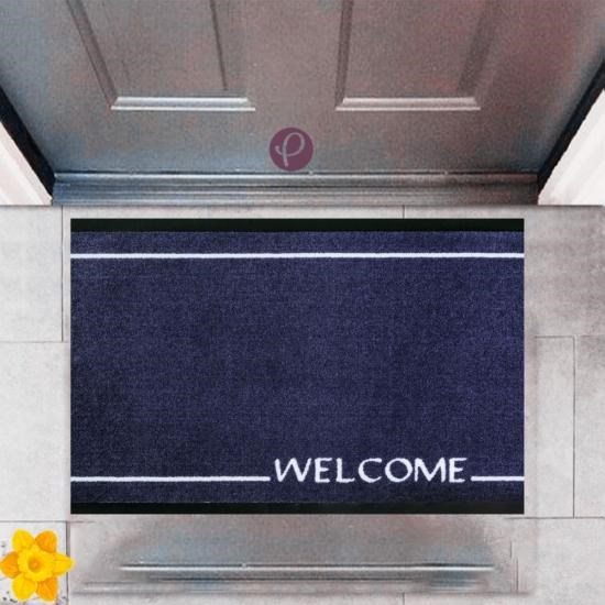 Kapı Önü Paspası Dekoratif Dijital Baskı Welcome P-2338 Kapı Önü Paspası Dekoratif Dijital Baskı Welcome P-2338