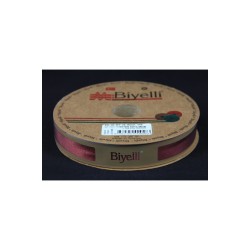 Biye Saten Katlı 059 Koyu Kiremit 2 cm 25 Metre %100 Polyester