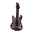 Aplike Ütü İle Yapışan Gitar Pembe Arma 5x3 cm