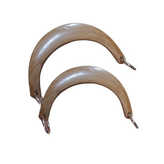 Çanta Sapı Ay Model Açık Kahverengi 17 cm Çanta Sapı Ay Model Açık Kahverengi 17 cm