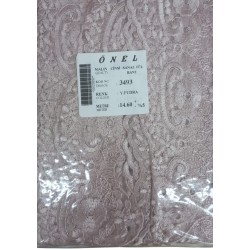 Dantel Polyester Sanal Tül Bant Y.Pudra 14,60 Metre En 6 cm ON-3493-PU