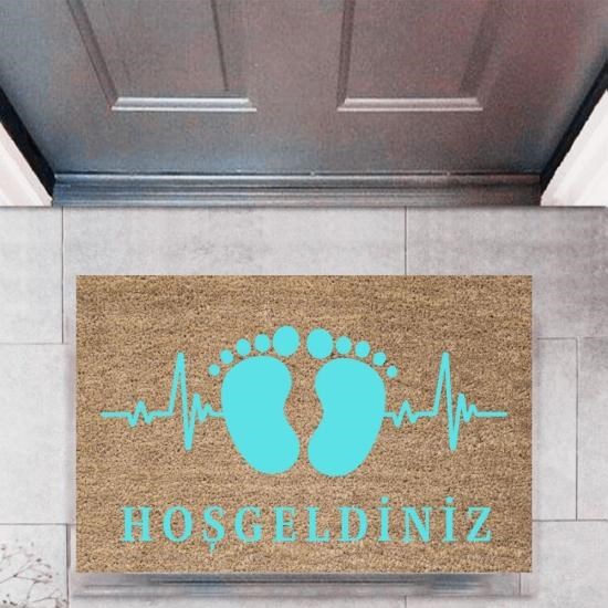 Kapı Önü Paspası Dekoratif Dijital Baskı AyaklarP-2752 Kapı Önü Paspası Dekoratif Dijital Baskı AyaklarP-2752