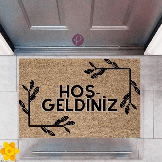 Kapı Önü Paspası Dekoratif Dijital Baskı Hoşgeldiniz P-2310 Kapı Önü Paspası Dekoratif Dijital Baskı Hoşgeldiniz P-2310