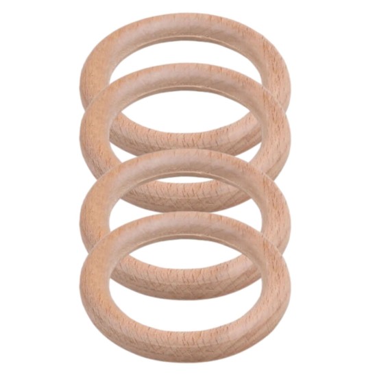 Makrome Tahta Halka 6 cm Makrome Tahta Halka 6 cm