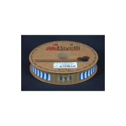 Biye Kalın Çizgili Katlı F08 Petrol 2 cm 25 Metre %65 Koton %35 Polyester