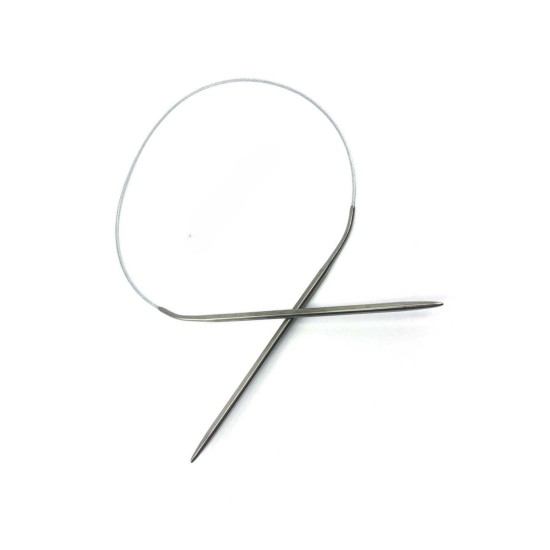 Misinalı Çelik Şiş 100 cm 2,5 Numara Misinalı Çelik Şiş 100 cm 2,5 Numara