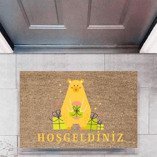 Kapı Önü Paspası Dekoratif Dijital Baskı HayvanlarP-2756 Kapı Önü Paspası Dekoratif Dijital Baskı HayvanlarP-2756