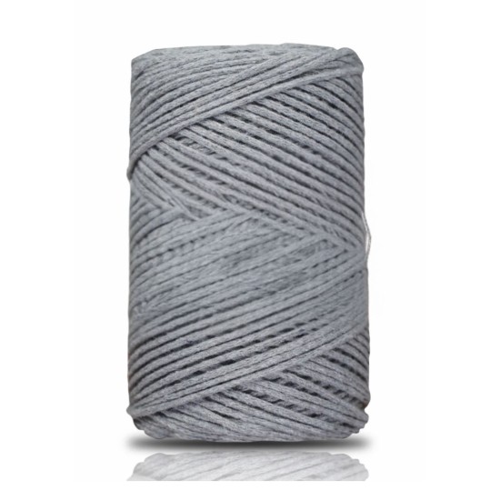 Pamuk Makrome 2 mm Gri Pamuk Makrome 2 mm Gri