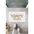 Home Beyaz Kapı Önü Paspası Angels Kediler Desen  K-3343
