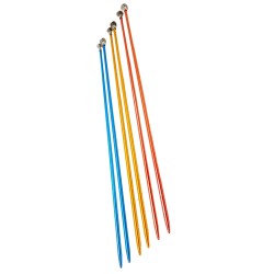 Metalize Kısa Şiş 25 cm 2,5 Numara (Renk Stoğa Göre)