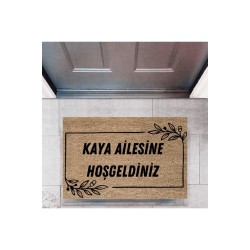 Kapı Önü Paspası Dekoratif Dijital Baskı Kişiye Özel P-2318