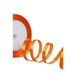 Saten Kurdele 6 mm Orange 2 Metre