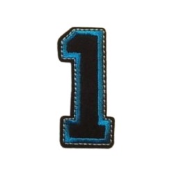 Aplike Ütü İle Yapışan 1 Rakamı Arma 2x4 cm