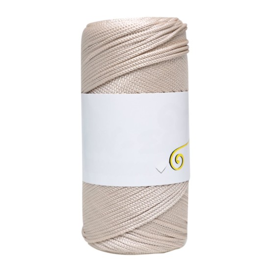 Makrome İpi 3mm Polyester Bej Makrome İpi 3mm Polyester Bej
