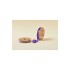 Biye Saten Katlı 032 Mor 2 cm 25 Metre %100 Polyester
