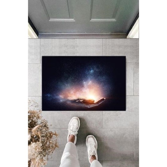 Dijital Galaxy El Lacivert Kapı Paspası Dış Mekan Paspas K-2113 Dijital Galaxy El Lacivert Kapı Paspası Dış Mekan Paspas K-2113