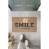 Bej Kapı Önü Paspası Smile Everyday Ayıcık Desen  K-3360