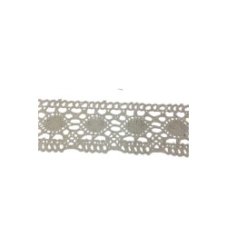 Kopanaki Dantel en 5 cm Badem Model Krem 1 Metre