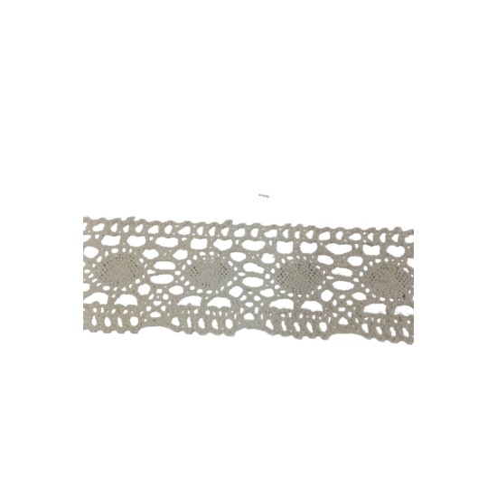 Kopanaki Dantel en 5 cm Badem Model Krem 1 Metre Kopanaki Dantel en 5 cm Badem Model Krem 1 Metre