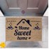 Kapı Önü Paspası Dekoratif Dijital Baskı Home Sweet Home P-2442