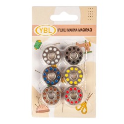 Makine Masurası İplikli Renkli 6'lı