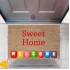 Kapı Önü Paspası Dekoratif Dijital Baskı Sweet Home P-2463