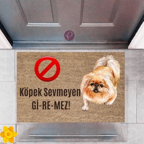 Kapı Önü Paspası Dekoratif Dijital Baskı Köpek Sevmeyen Giremez P-2376 Kapı Önü Paspası Dekoratif Dijital Baskı Köpek Sevmeyen Giremez P-2376