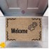 Kapı Önü Paspası Dekoratif Dijital Baskı Welcome P-2420