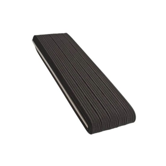 Lastik En 2,5 cm 10 Metre Siyah Lastik En 2,5 cm 10 Metre Siyah