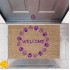 Kapı Önü Paspası Dekoratif Dijital Baskı Welcome P-2471