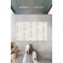 Pudra Kapı Önü Paspası Modern Desen  K-3243