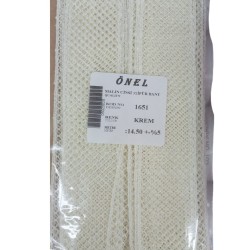 Dantel Polyester Güpür Bant Krem 14,50 Metre En 3 cm ON-1651-KR