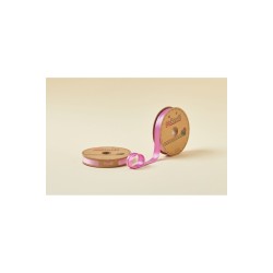 Biye Saten Katlı 053 Koyu Pembe 2 cm 25 Metre %100 Polyester