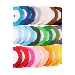 Saten Kurdele 6 mm Lila 1 Metre