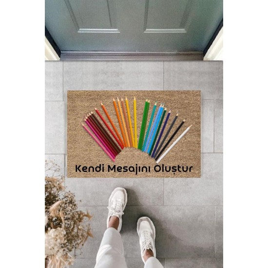 Dijital Baskı Kişiye Özel İç Kapı Dekorasyon Paspas PS11235 Dijital Baskı Kişiye Özel İç Kapı Dekorasyon Paspas PS11235