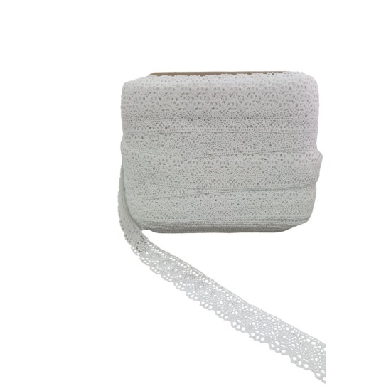 Kopanaki Dantel en 4 cm Beyaz 5 Metre Kopanaki Dantel en 4 cm Beyaz 5 Metre