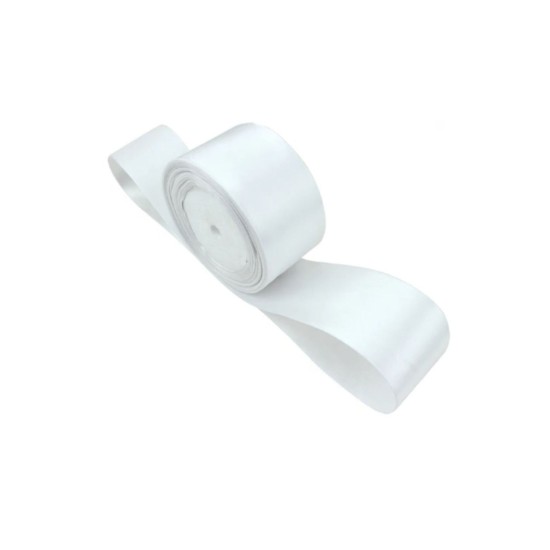 Saten Kurdele 6 cm Beyaz 2 Metre Saten Kurdele 6 cm Beyaz 2 Metre
