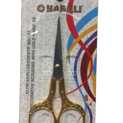 Nakış Makası Altın Saplı Dekoratif Makas Model 1