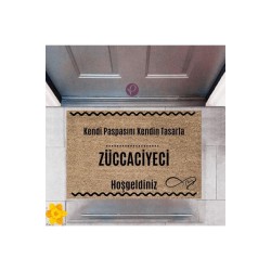 Kapı Önü Paspası Dekoratif Dijital Baskı Züccaciyeci P-2528