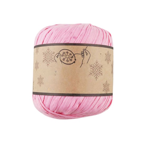 Rafya İp 50 gr Pembe Rafya İp 50 gr Pembe