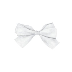 Saten Kurdele 6 cm Beyaz 5 Metre
