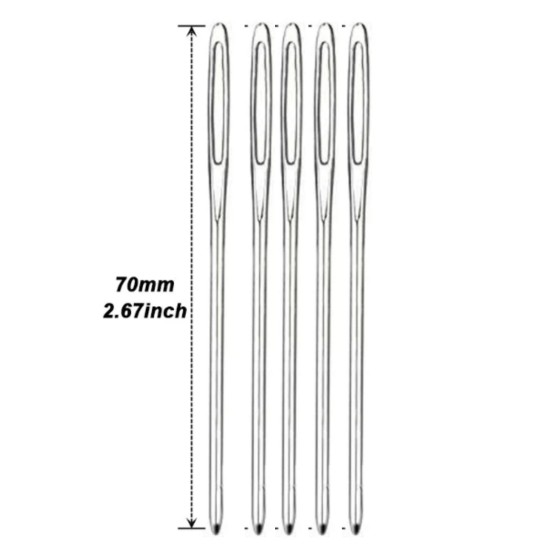 Kör İğnesi 7 cm 5 Adet Kör İğnesi 7 cm 5 Adet
