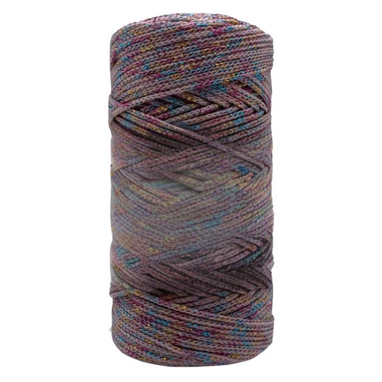 Makrome İpi 3mm Polyester Gri Simli Makrome İpi 3mm Polyester Gri Simli