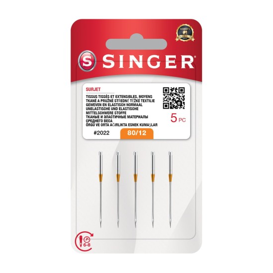 Overlok İğnesi 12 Numara (5'Li Blıster) Overlok İğnesi 12 Numara (5'Li Blıster)