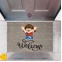Kapı Önü Paspası Dekoratif Dijital Baskı Welcome P-2355