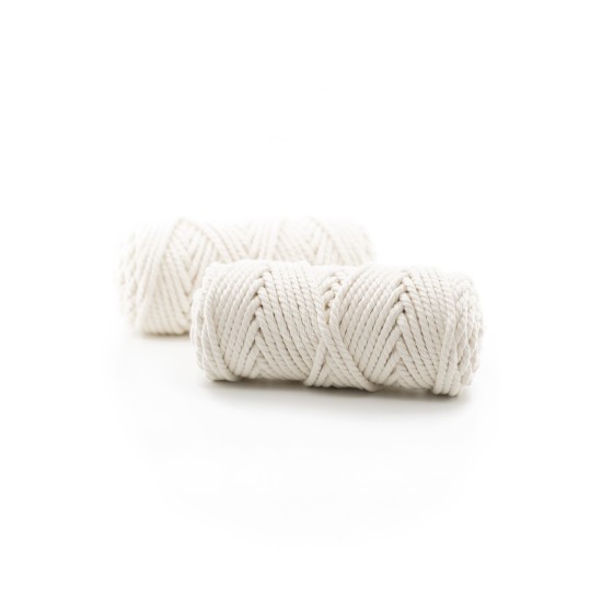 Pamuk Makrome 4 mm İp Ekru Pamuk Makrome 4 mm İp Ekru