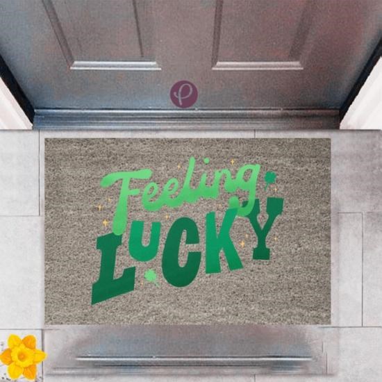 Kapı Önü Paspası Dekoratif Dijital Baskı Feeling Lucky P-2360 Kapı Önü Paspası Dekoratif Dijital Baskı Feeling Lucky P-2360