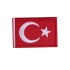 Aplike Ütü İle Yapışan Türk Bayrağı Dikdörtgen Arma 6x4 cm