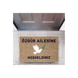 Kapı Önü Paspası Dekoratif Dijital Baskı Kişiye Özel P-2448
